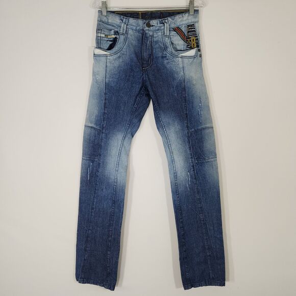 Plan B Jeans Denim Pants 28 Inch Waist 32 Inch Inseam Blue Jeanswear Men - Picture 1 of 15
